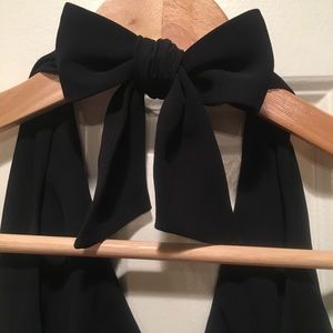 Armani Exchange Black Halter Top